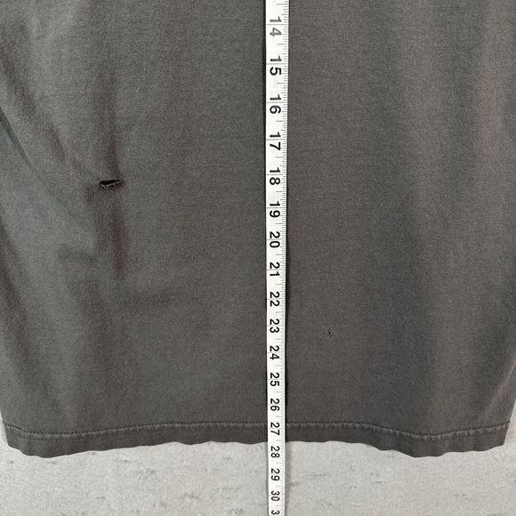 Nike Men T-Shirt Large Gray Y2K Swoosh Big Logo Crew Neck Short Sleeve Vintage - Picture 12 of 13